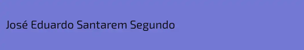 José Eduardo Santarem Segundo